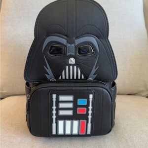 Star Wars Loungefly Darth Vader Glow-In-The-Dark Mini Backpack